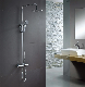  Thermostatic Valve Bath and Shower Column Set Faucet Mixer with Rainfall Shower Head