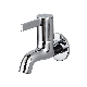 Direct Factory Sanitary Brass Bib Cock Polish Chrome Cold Water Bathroom Faucet Tap