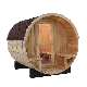  Cheap Outdoor Wooden Barrel Sauna Red Cedar for Sale