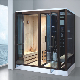  Finland Solid Wood Sex Japanese Cabine De Sauna Preo Room Sauna Steamsteam Shower 1 Person