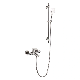 304 Stainless Steel Shower Sliding Bar Bathroom Hot Cold Mixers Shower Faucets manufacturer