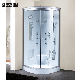 ABS Back Wall One Person Shower Steam Room with Tub