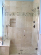  Tempered Clear and Frosted Glass Shower Enclosure Bathroom Shower