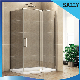 Sally Bathroom Hinge Shower Door 48*76" 8mm Tempered Glass Shower Enclosure