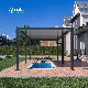 AlunoTec Backyard Aluminum SPA Pergola with Waterproof Louver Canopy manufacturer