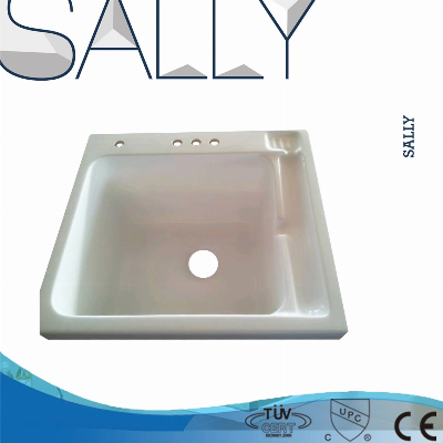 Sally Acrylic 22.2X24.4X12" Cabinet Washing Basin Laundry Vanity Sink for Bathroom