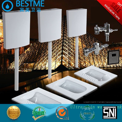 Wall Hung Plastic PP Toilet Tank Bathroom Accessories Plastic Tank (Bc-9802)