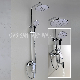 New Style Chrome Stainless Steel Square Rain Shower Head Shower