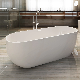 Oval Plastic Whirlpool Freestanding Acrylic Bathtub with Cupc Brass Drain SPA Bath Tub Jacuzzi Massage Whirlpool Bathtub Soaking Tub Luxury Shower Bath