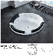 CE Bathroom Large Embedded Round Drop in Bath Tubs 2 People Air Whirlpool SPA Massage Bathtubs Dx3007