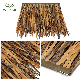 Cheap Fireproof Synthetic Tahitian Thatch Tile UV Proof Artificial Roof Decoration Thatch