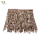 Gray Color Synthetic Roof Thatch China Manufactur Fireproof Artificial Palap Thatch