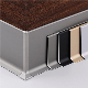 High Quality Aluminum Metal Silver Skirting Board with Back Buckle