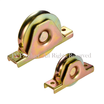 Single Bearring Galvanized Wheel with Internal Support of V U Y Groove