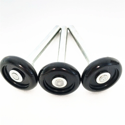 Black Without Bearing 46*120mm Nylon Roller Belong Garage Door Hardware Parts