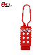 Industry 6mm Dia Shackle Nylon Lockout Hasp with 6 Holes Lockout Tagout