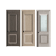 Eco-Friendly Soundproof XPS Foam Door Panel Hotel Wooden Composite WPC PVC Interior Door with Door Frame for Hospital