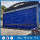  Large Size Industrial Automatic Wind Resistant PVC Fabric Rapid Roller Fast Fold up High Speed Stacking Quick Roll up Door for Warehouse