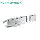 Stainless Steel Commercial Office Sliding Tempered Aluminum Central Glass Door Handle Lock