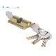 Mortise Lock Double-Line Pin Snake Key Way Euro Cylinder Lock with Emergency Function