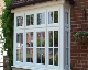 Popular Bay Window Design Tempered Glass UPVC/ PVC/ Vinyl Window