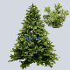  China Manufacturer Artificial Christmas Tree Without Light Plastic Fir PVC Plant for Holiday Decoration (49386)