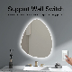  Wholesale Hotel Room Mirror Wall Mounted Makeup LED Triangle Mirror