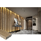  3D Indoor Decoration Material Fireproof Office House Partition WPC Tube
