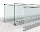 0.74kn 1kn 1.5kn BS6180 Tested Base Shoe Aluminum Frameless U Channel Glass Railing/Balustrade