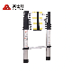 En131-6 Approvaled Aluminium Straight Telescopic Ladder with Spacing to Protect The Fingers