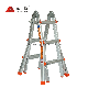  Flared Legs Multipurpose Aluminum Giant Foldable Ladder for Stairs
