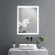 Modern Luxury Home Decorative Smart Round Silver Mirror LED Bathroom Frameless Backlit Wall Glass Vanity Mirror Light