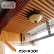  Fire Resistance Artistic Eco-Wood False Ceiling Panel Indoor Decoration