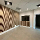  Modern Acoustic Anti Sound Absorption Wood Slat Polyester Fiber Wall Panel