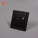 Waterproof UK Standard Black Color Custom Wall Switch Socket for Wholesale