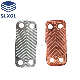  New Material Single Clad Copper Overlay Steel Heat Exchanger Plate 4′′*12′′