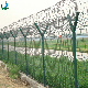 High Security Anti Climb Fence 358 Fence with Secure Wall for Industrial Commercial Residential Airport Boundary Railway Power Station