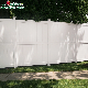  White PVC 6′ H/8′ W Vinyl Privacy Garden Fence