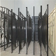 Metal Aluminum Tubular Fencing Wrought Iron Fence Panel Decorative Steel Garden Fence