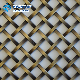 Antique Bronze Plated Decoration Stainless Steel Woven Wire Mesh for Interior Space Divider manufacturer
