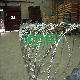  Galvanized Concertina Razor Wire / Razor Barbed Wire / High Security Razor Wire Fencing Cbt-65