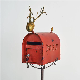 New Design Garden Decor Post Box Metal Mailbox manufacturer