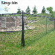 6FT 8FT Diamond Shape Cyclone Hurricane Net Mesh Fencing Sportsfield Galvanized and PVC Coated Chain Link Fence Price