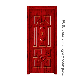 Classic Mahogany Door Panel Melamine Door Skin 07 Red 2150*920*3