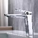  Modern Chrome Brass Single Handle Bathroom Cold and Hot Water Basin Faucet