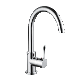 Single Handle Gooseneck Watermark Approval Kitchen Faucet Sink Water Mixer manufacturer