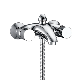  Brass Handle Brass Body Heavy Bath Shower Faucet Mixer