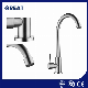 Great Black Kitchen Faucets Suppliers Customized Brushed Brass Kitchen Faucet GLS1196s96 Brushed Single Cold Tap Hot and Cold Mix Touch on Kitchen Sink Faucets manufacturer