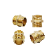NPT Equal Adapter Male Straight Pipe Coupling Hex Connectors Plumbing Brass Nipple Forged Brass Fittings