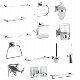  Stainless Steel Sanitary Ware Soap Holder Bathroom Fittings Accessory